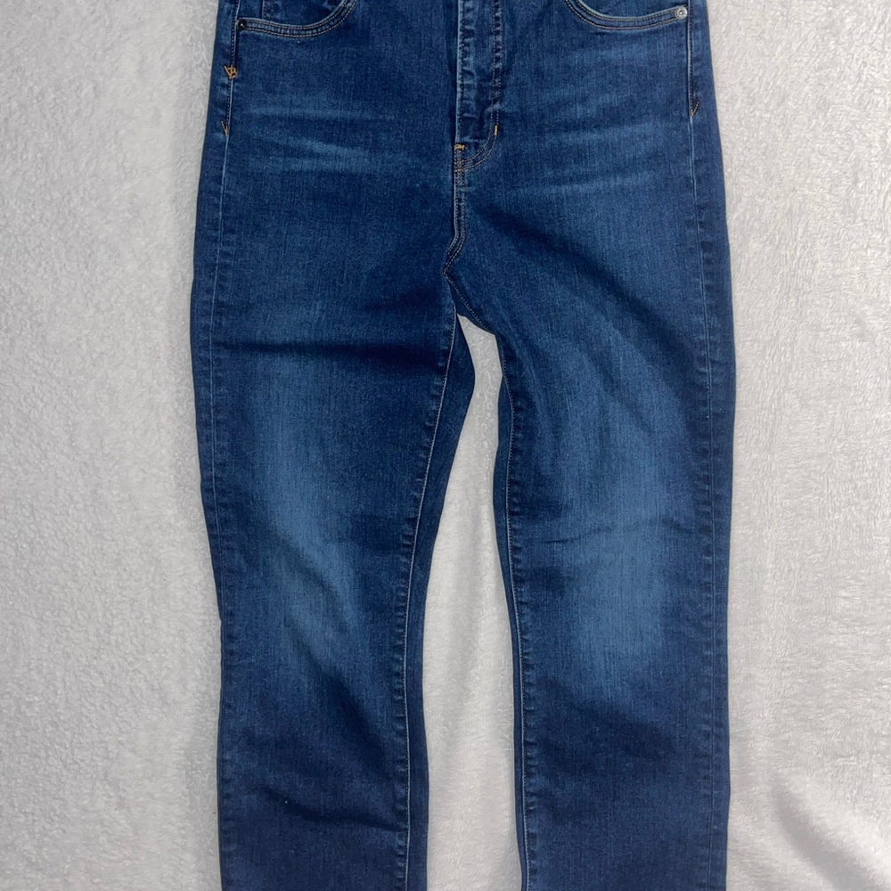 Verónica Beard size 29 jeans Ryleigh slim straight high rise raw hem